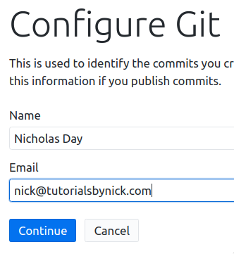 Github Desktop Configure Git