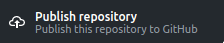 Github Desktop Publish Button