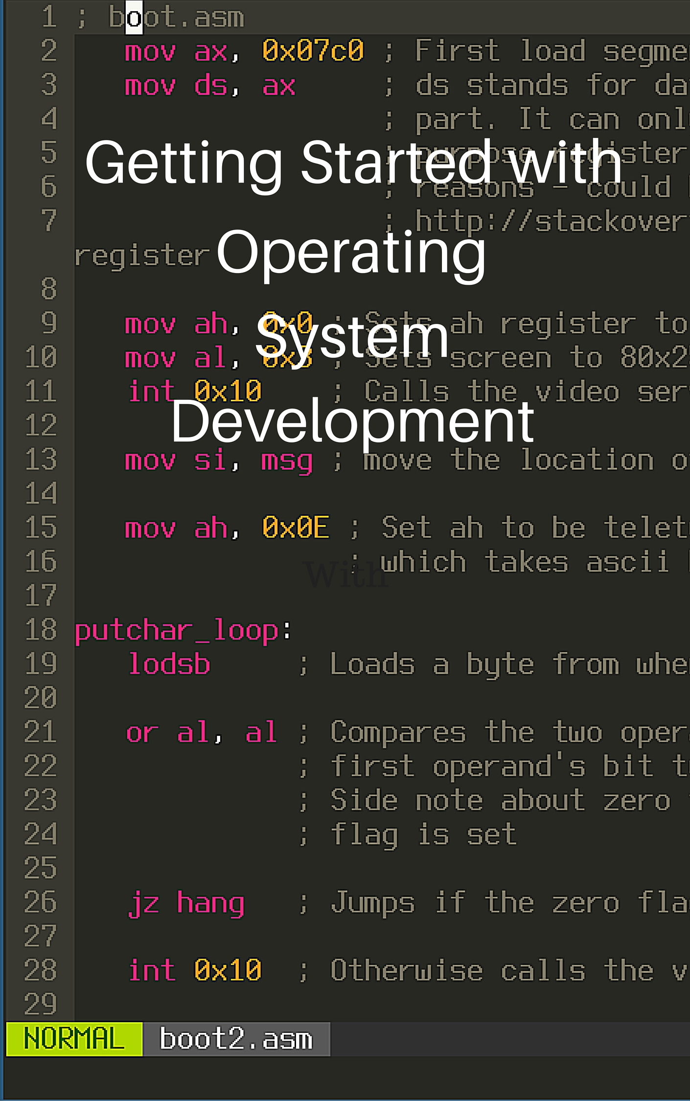 Getting Started with Operating System Development Ebook