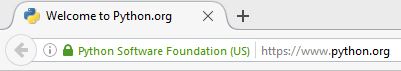 Python website url