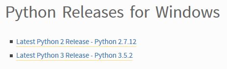 Select python3 releases