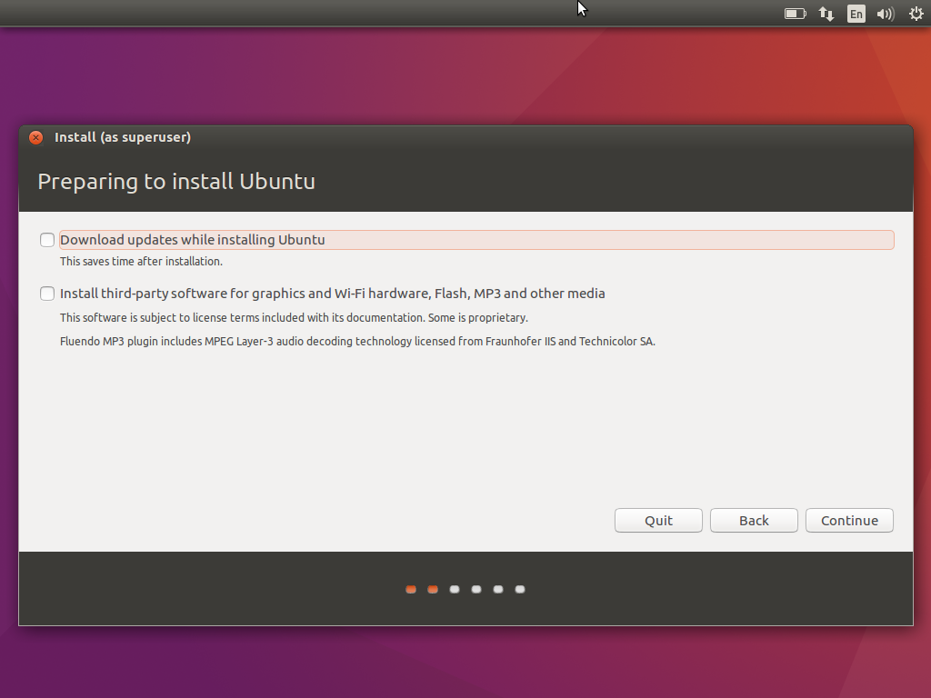 Ubuntu First Step