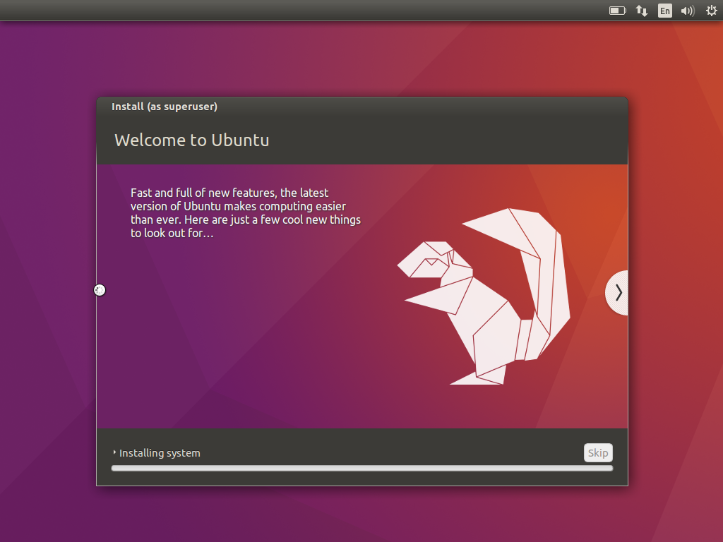 Ubuntu Installing