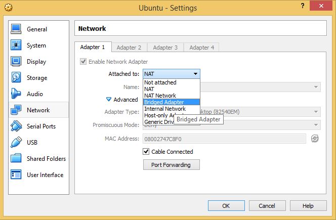 VirtualBox Networking