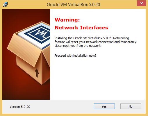 VirtualBox Network Interfaces Warning