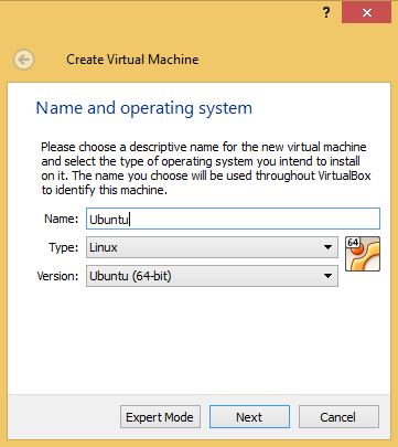 VirtualBox Naming